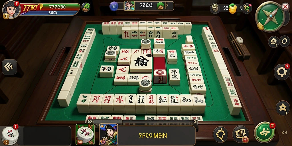 Tampilan gameplay Mahjong yang seru dan menarik di 777RT.