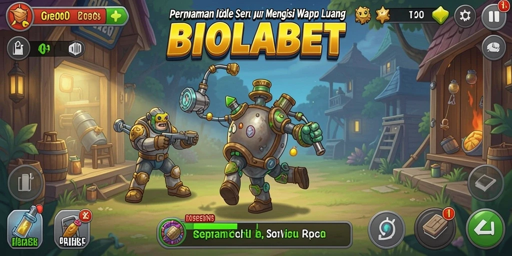 Tampilan gameplay BIOLABET yang menampilkan alur permainan Idle yang menarik.