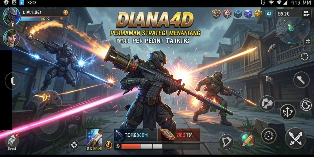 Tampilan gameplay DIANA4D yang menarik dan penuh strategi.
