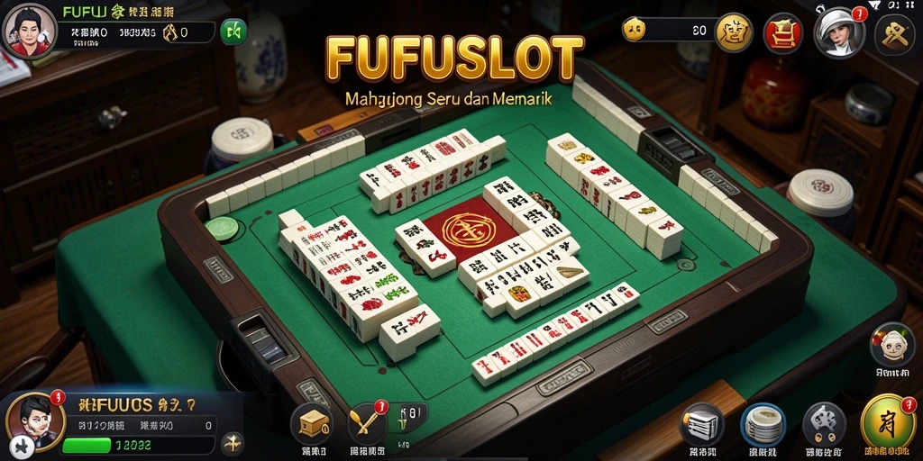 Tampilan gameplay FUFUSLOT yang menampilkan papan Mahjogn yang menarik.