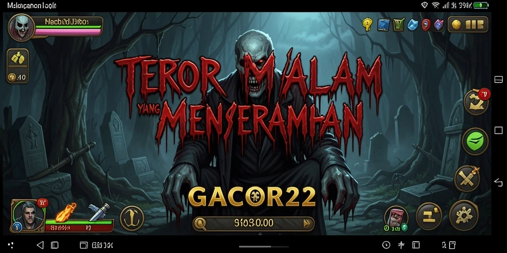 Screenshot gameplay menampilkan suasana mencekam di GACOR22.