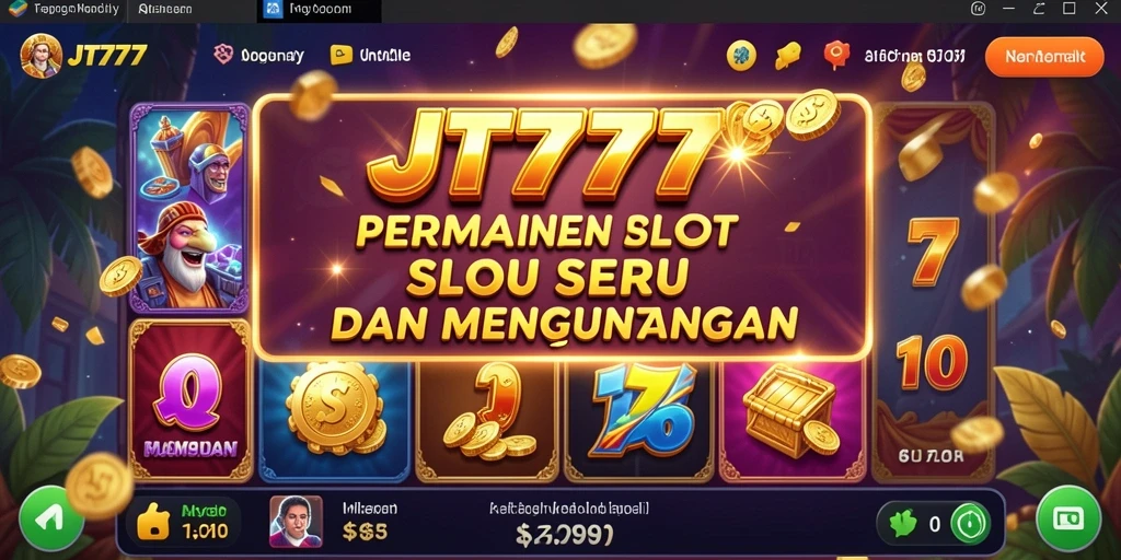 Tampilan menakjubkan permainan slot dengan berbagai tema menarik.