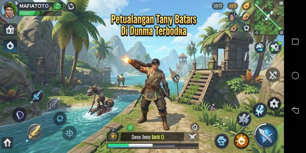 Tampilan gameplay seru di dunia terbuka MAFIATOTO.