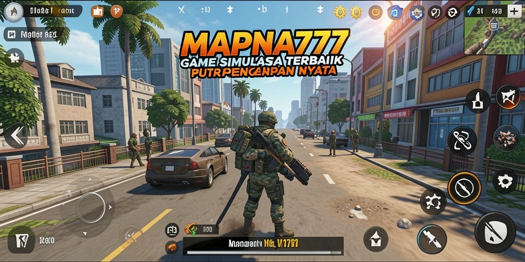Tampilan gameplay menarik di MAPNA777 dengan aksi simulasi nyata.