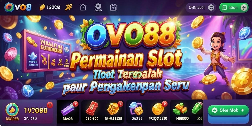 Tampilan menarik dari gameplay Slot OVO88 yang memukau.
