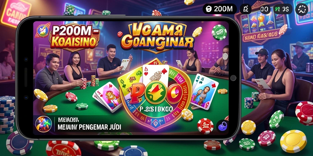 Tampilan gameplay menarik dari P200M dengan suasana Kasino.