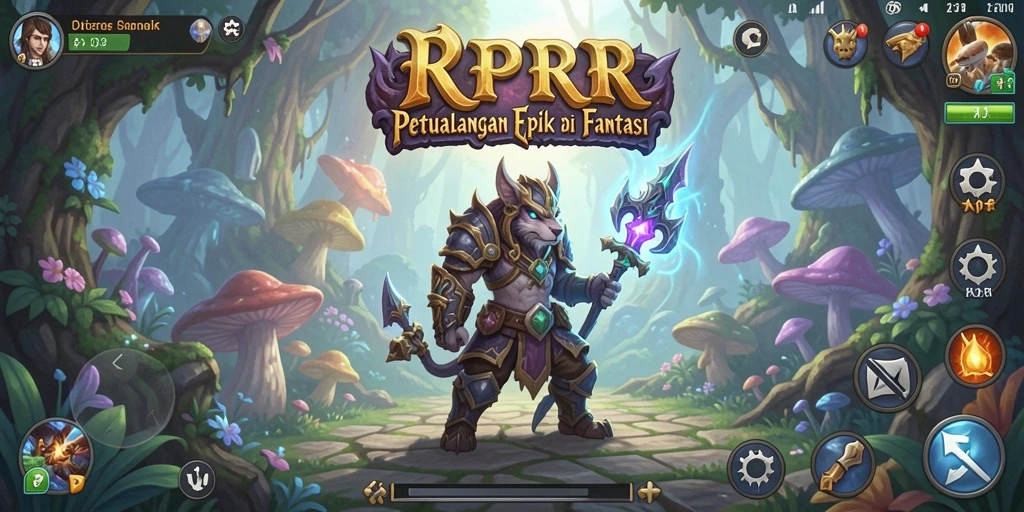 Tangkapan layar menunjukkan aksi seru dalam gameplay RPRR.