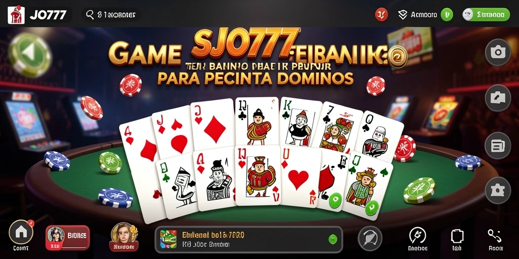 Tampilan gameplay seru di SJO777 dengan berbagai mode permainan Domino.