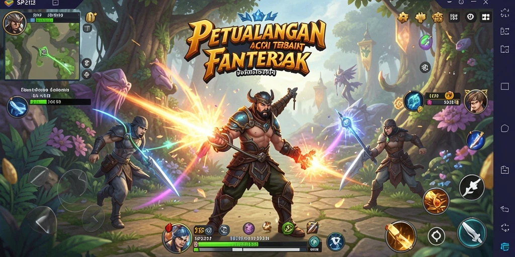 Tampilan mendebarkan dari pertarungan dalam SP212.