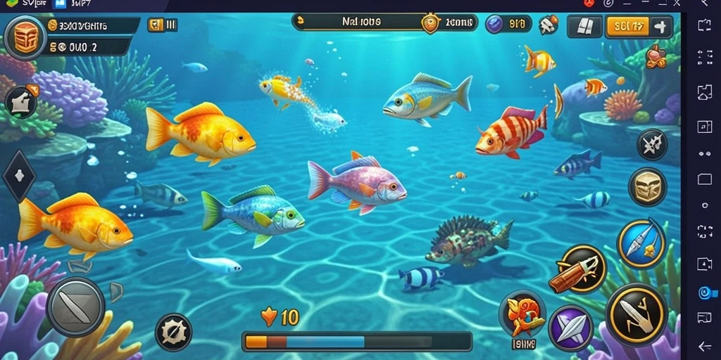Tampilan gameplay menarik dari game Tembak Ikan SVIP7.
