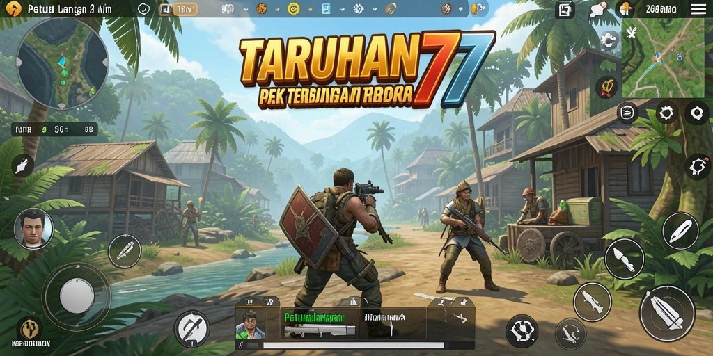 Screenshot TARUHAN77 menampilkan momen eksplorasi dalam dunia terbuka yang luas.