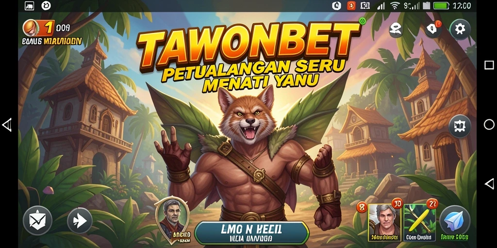 Tampilan gameplay TAWONBET yang menegangkan dan penuh petualangan.