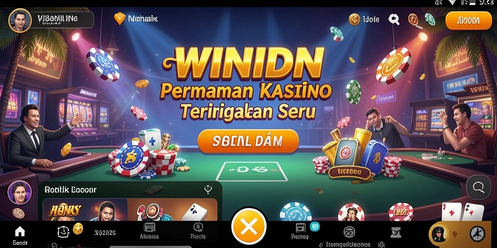 Screenshot utama gameplay Kasino WINIDN yang seru dan menarik.