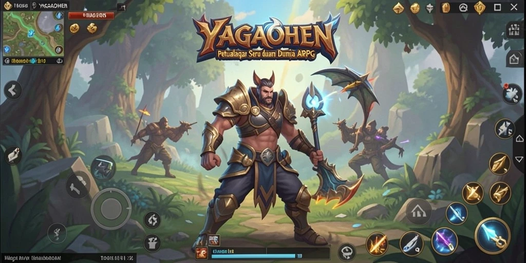 Gameplay menarik dalam dunia fantasi YAGAOHEN, penuh petualangan.